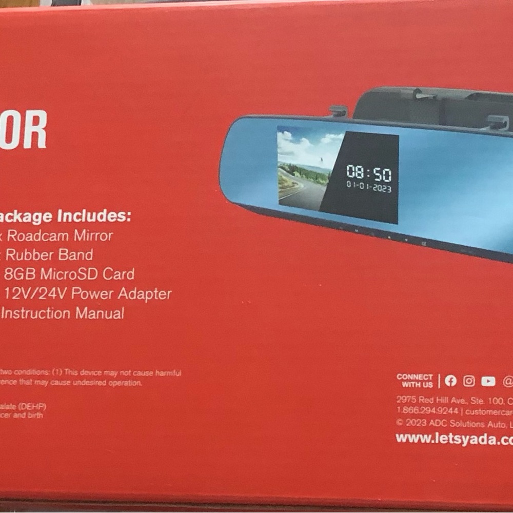 Yada roadcam mirror